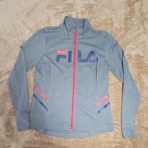 FILA Women's Sport Jacket - Blue and Pink